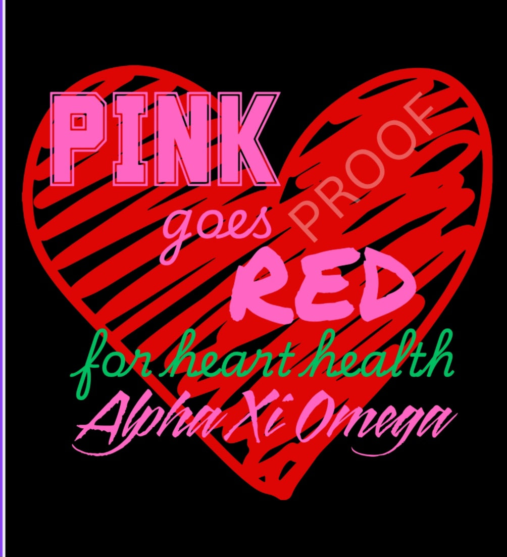 Pink goes Red Tshirt