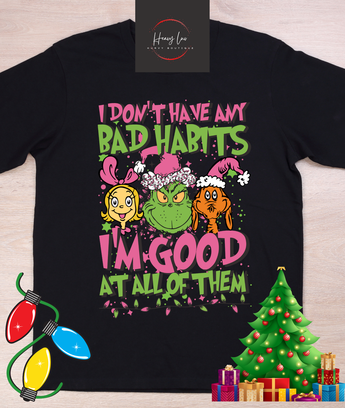 Grinch Bad Habits Tee