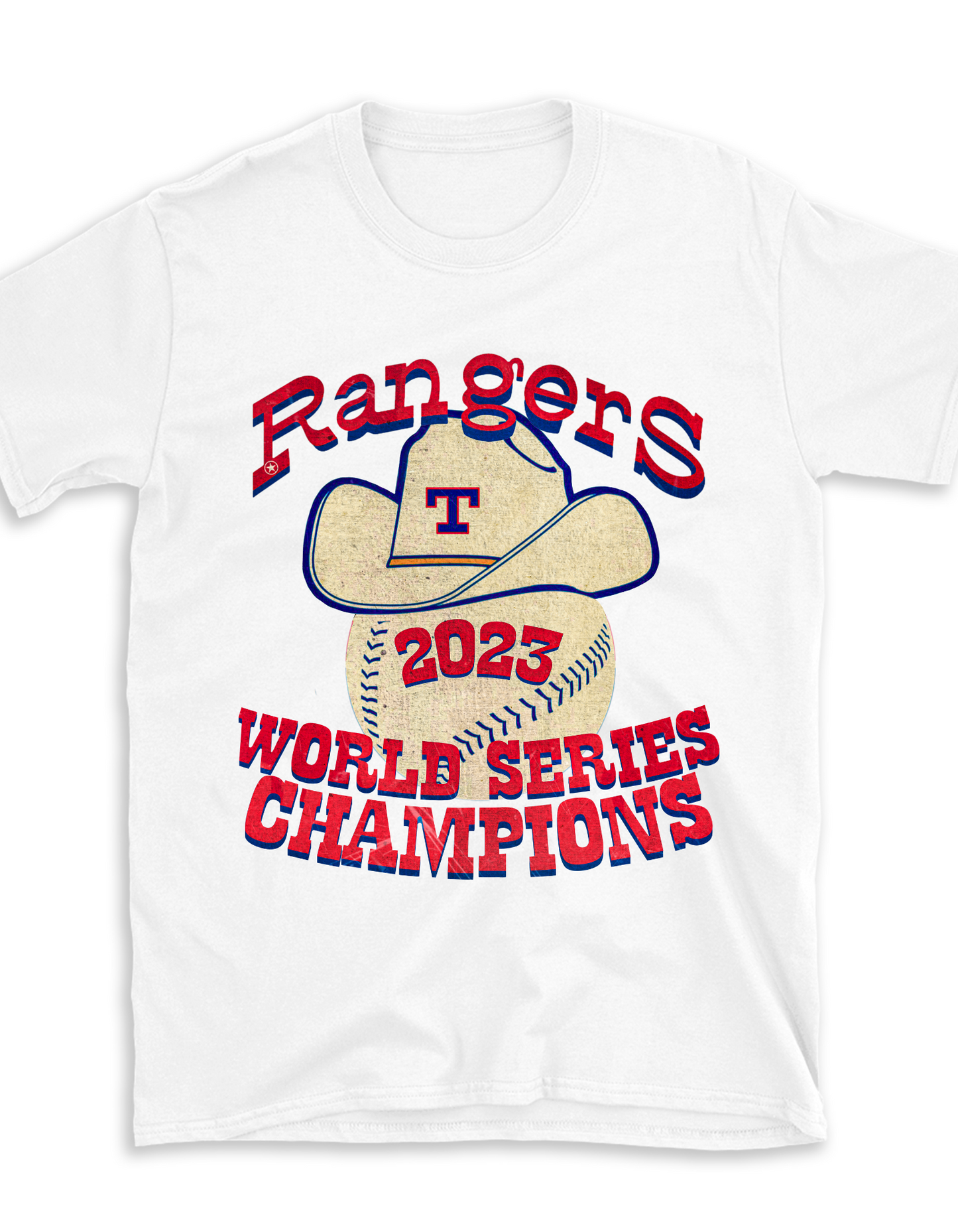 Retro Rangers Logo World Series T-shirt