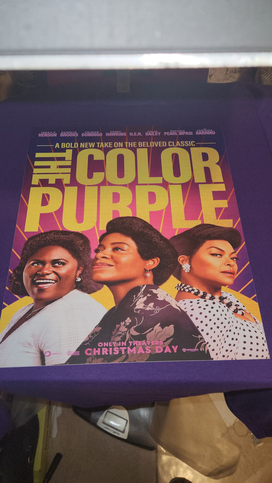 The Color Purple Movie Poster Design