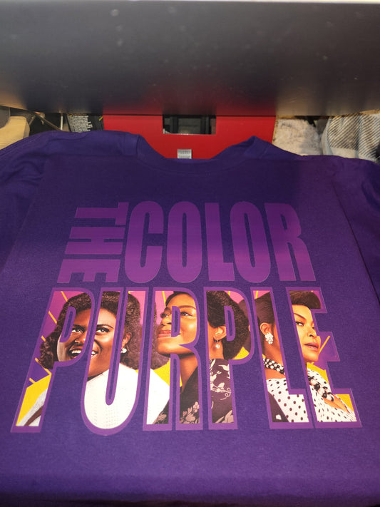 The Color Purple Letter Design