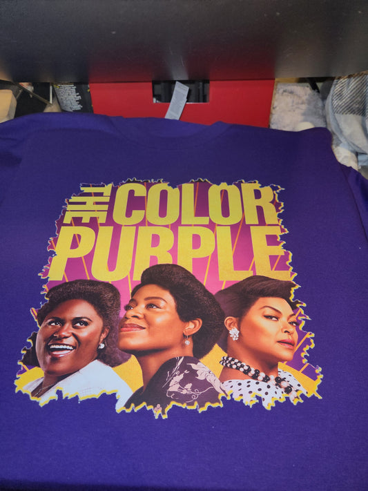 The Color Purple Burnout design