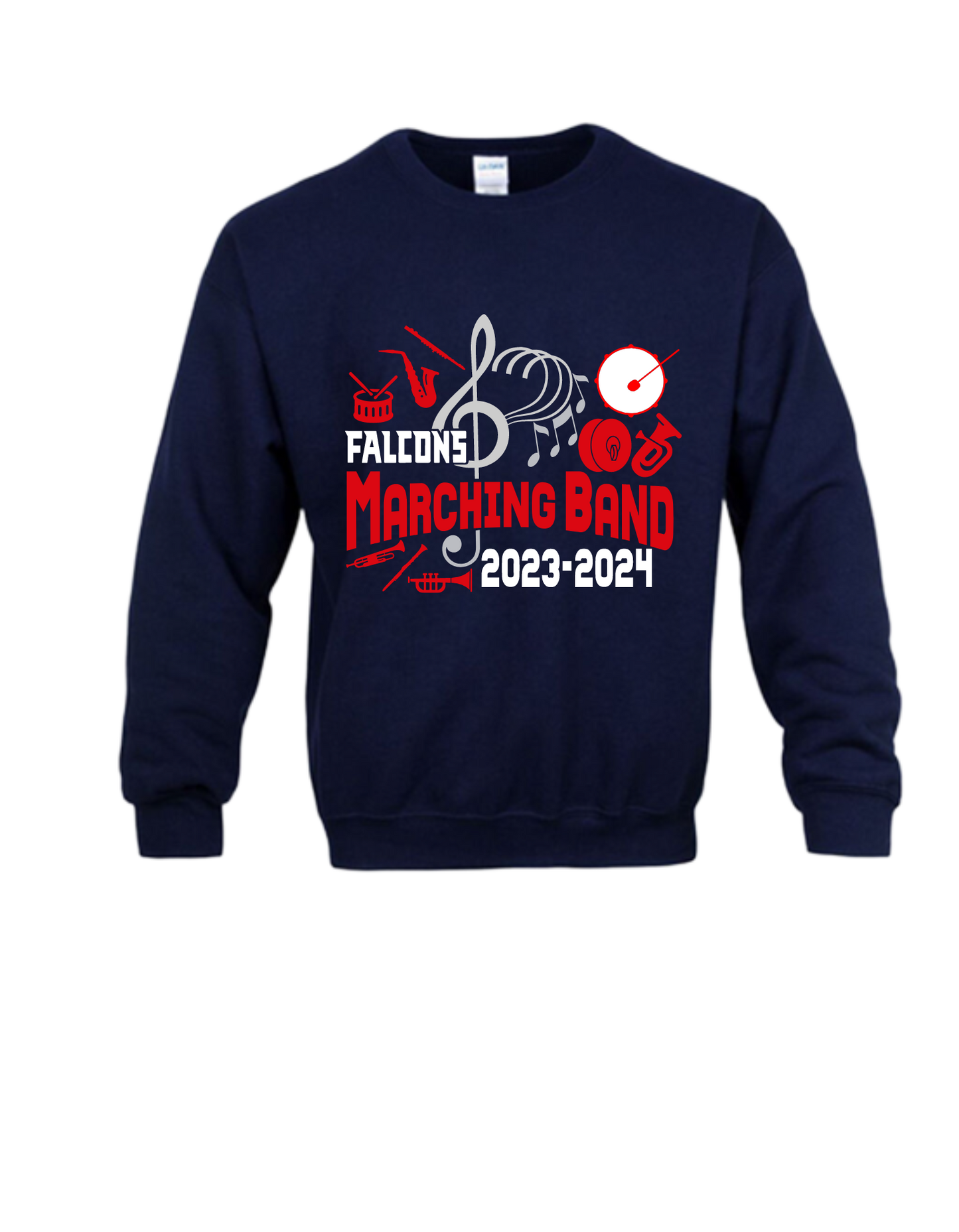 Falcons 2023-2024 Band Crew neck Sweatshirt