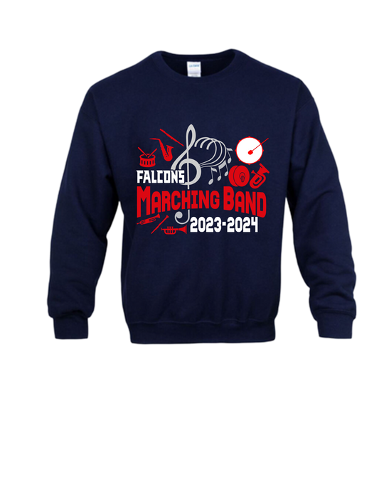 Falcons 2023-2024 Band Crew neck Sweatshirt