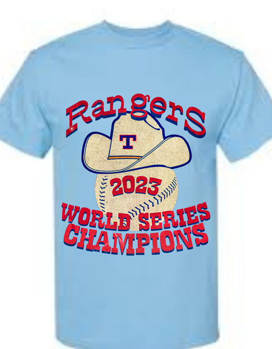 Retro Rangers Logo World Series T-shirt